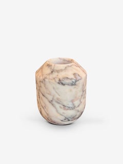 Bol « Vasque » M en marbre Rose Aurore, par Michael Verheyden