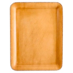 Large Rectangular Leather Tray by Sol y Luna