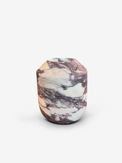Vasque Bowl M in Calacatta Rosa Marble by Michael Verheyden