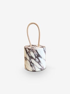Calleporte Door Stopper in Calacatta Viola by Michael Verheyden