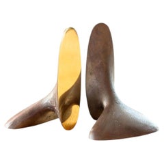 Brass Bookends N.1 by Carl Aubock