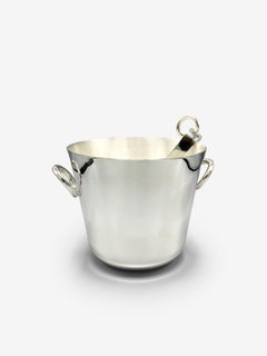 Vertigo Ice Bucket in Silver Plate by Christofle