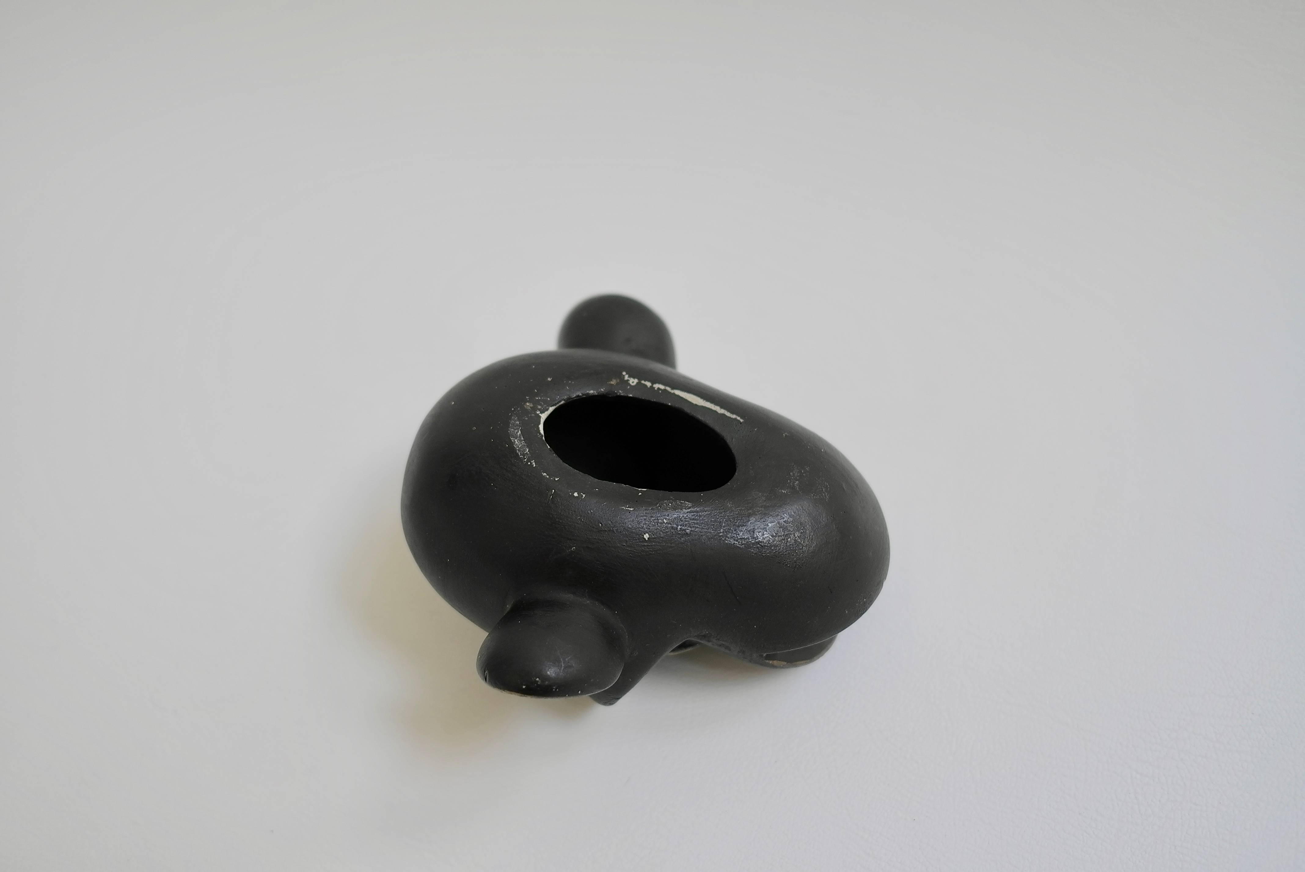 Austrian Walter Bosse Ceramic Monkey Head, Austria, 1950s
