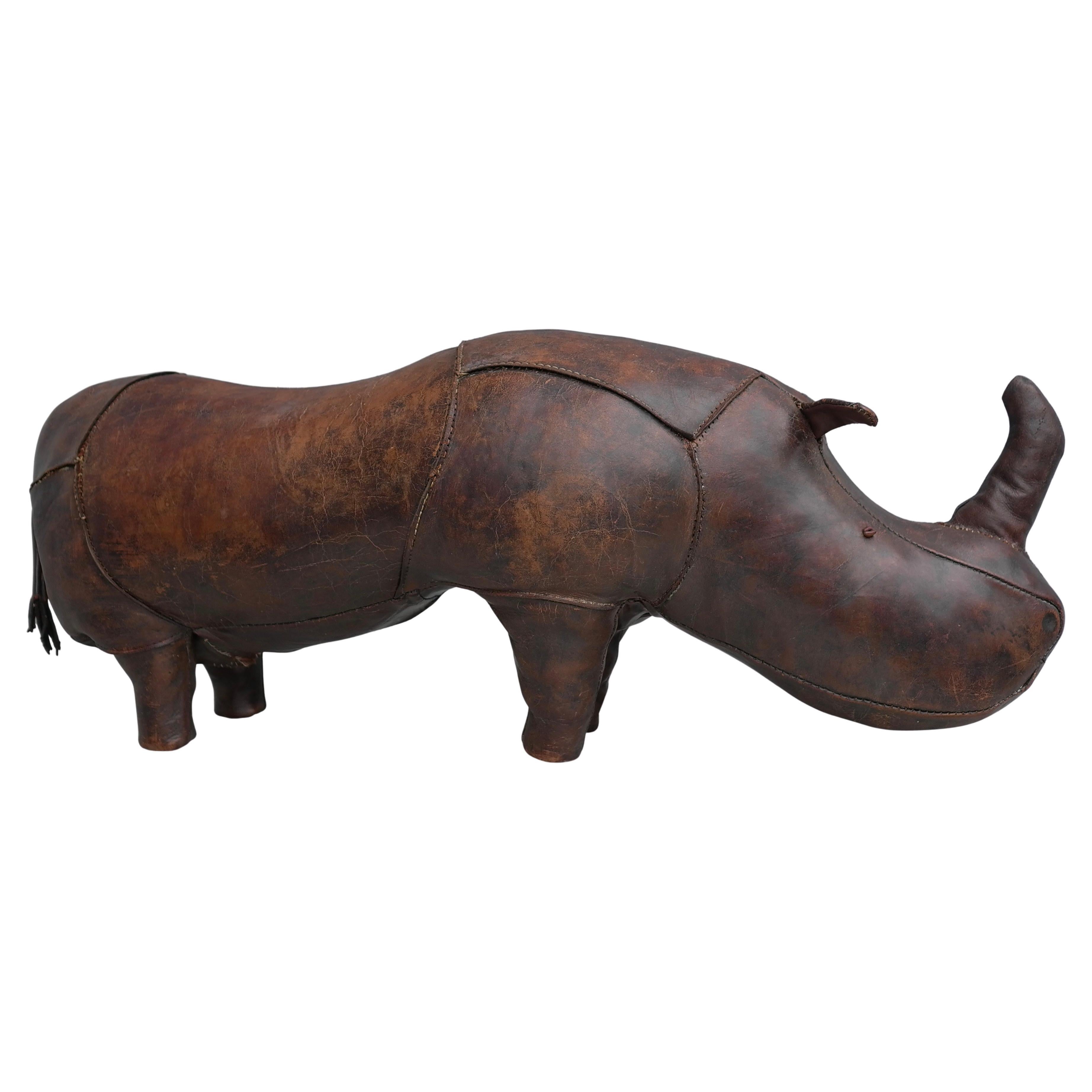 Omersa Rhino - 9 For Sale on 1stDibs | leather rhino footstool