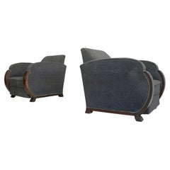 Art Deco lounge chairs by De Coene, Belgium 1930's