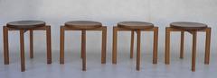 Scandinavian Stackable Pine Stools