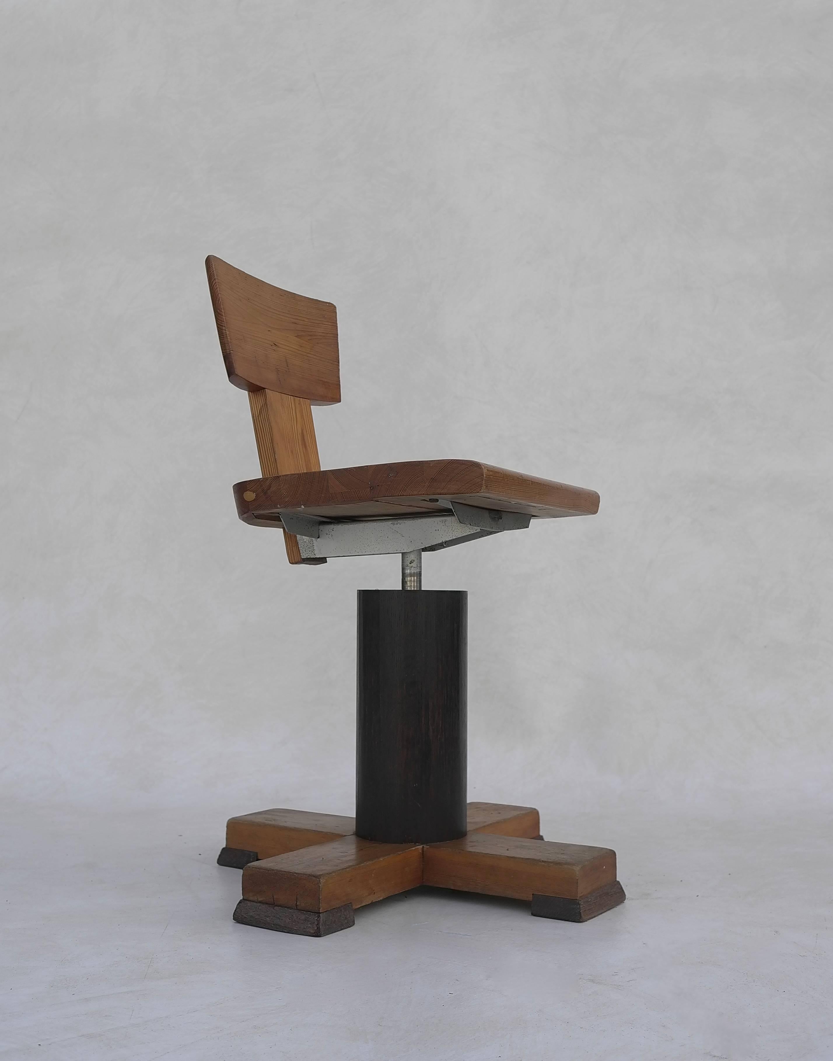 Rare Jacob Kielland-Brandt Office Chair for I. Christiansen, Denmark, 1960 1