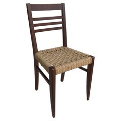 Poltrona “Rope” di Adrien Audoux e Frida Minet, stile Mid-Century Modern, Francia, anni ’50