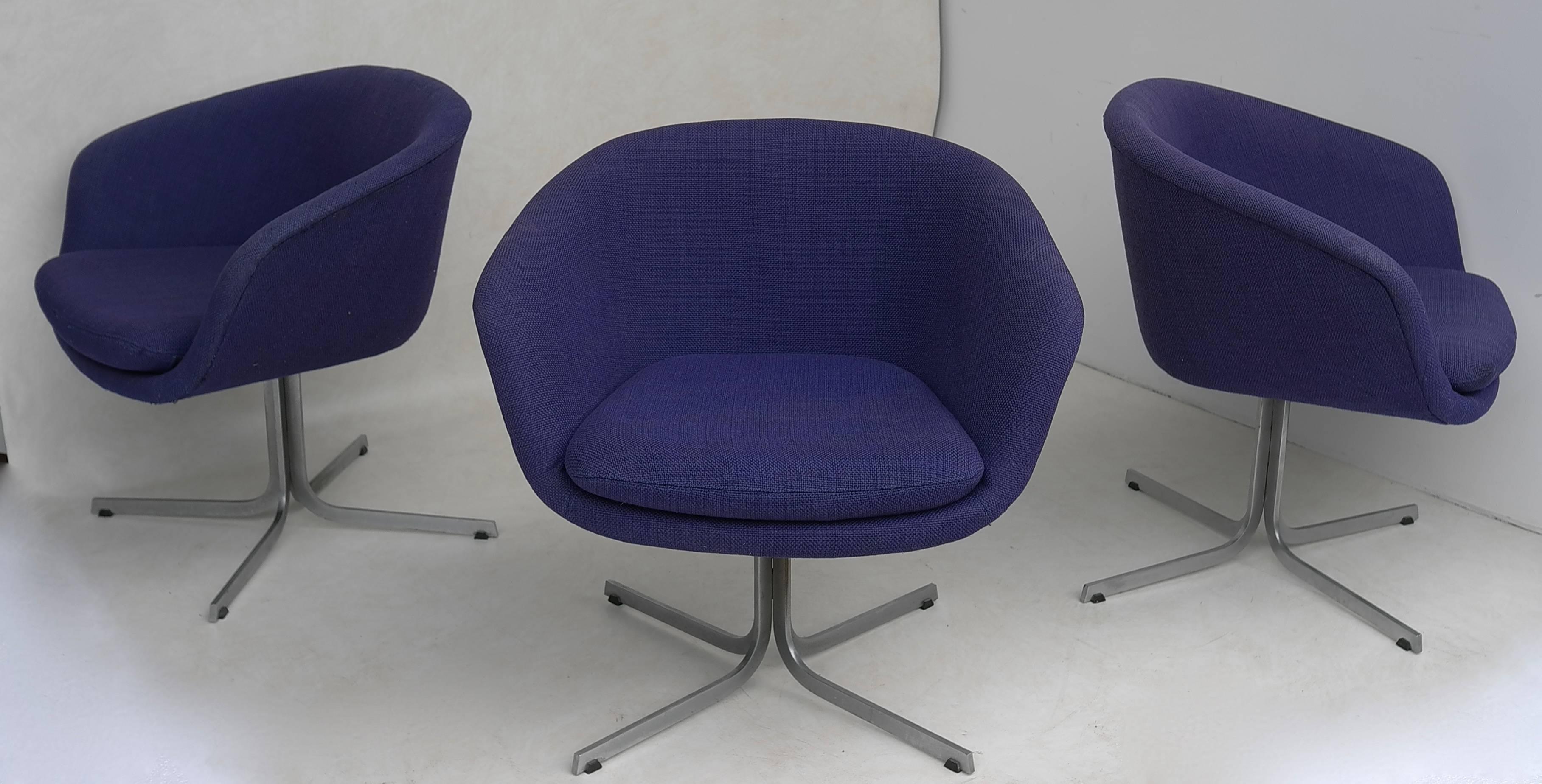 Rare Set of Four Pierre Paulin F8800 Tulip Chairs by Artifort, 1963 In Good Condition In Den Haag, NL