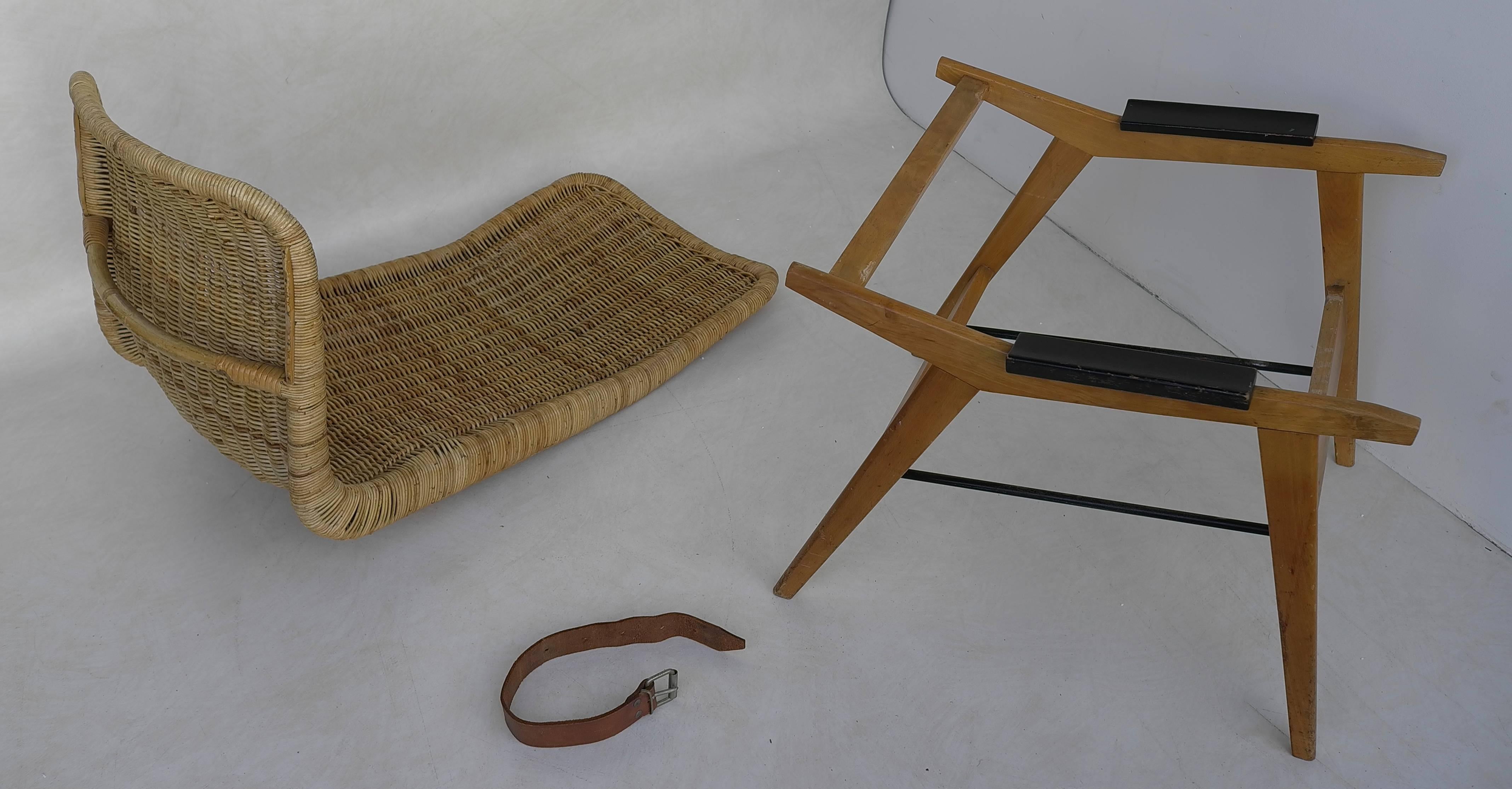 Rare Set of Dirk Van Sliedregt Rattan Lounge Chairs In Excellent Condition For Sale In Den Haag, NL