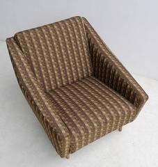 Fauteuil italien des années 1950 dans le style de Gio Ponti