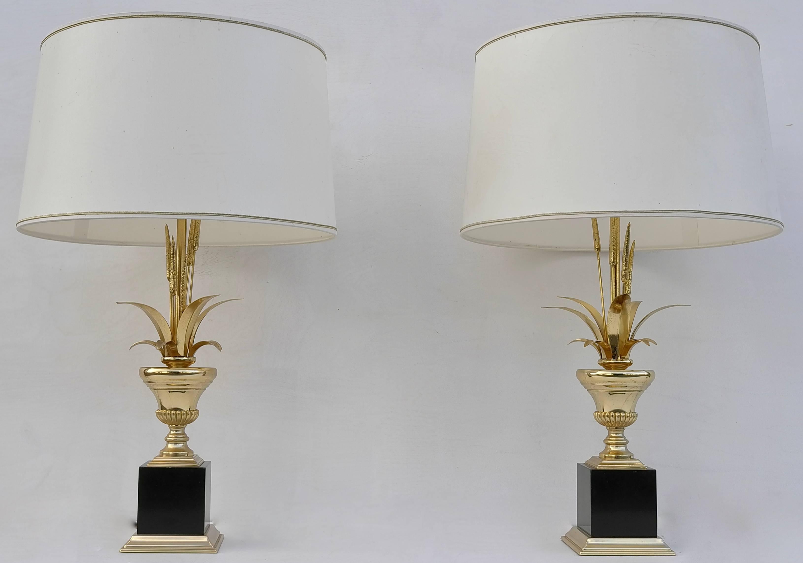 Hollywood Regency Pair of Maison Charles Table Lamps, France, 1960s