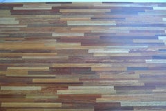 Mixed Tropical Hardwood Coffee Table, Brazil, 1970s