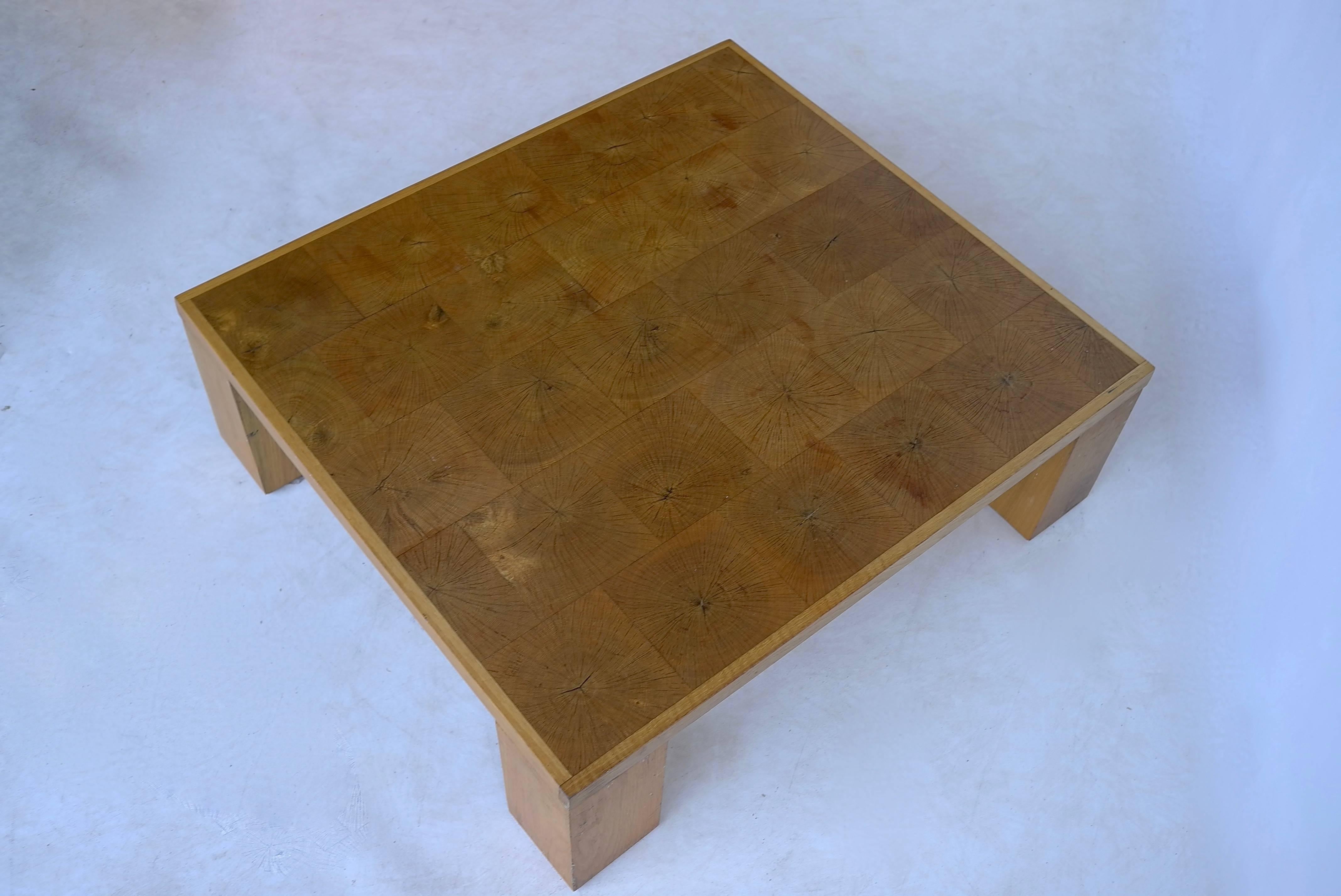 Live Edge Wooden Coffee Table, Europe, 1970s 3