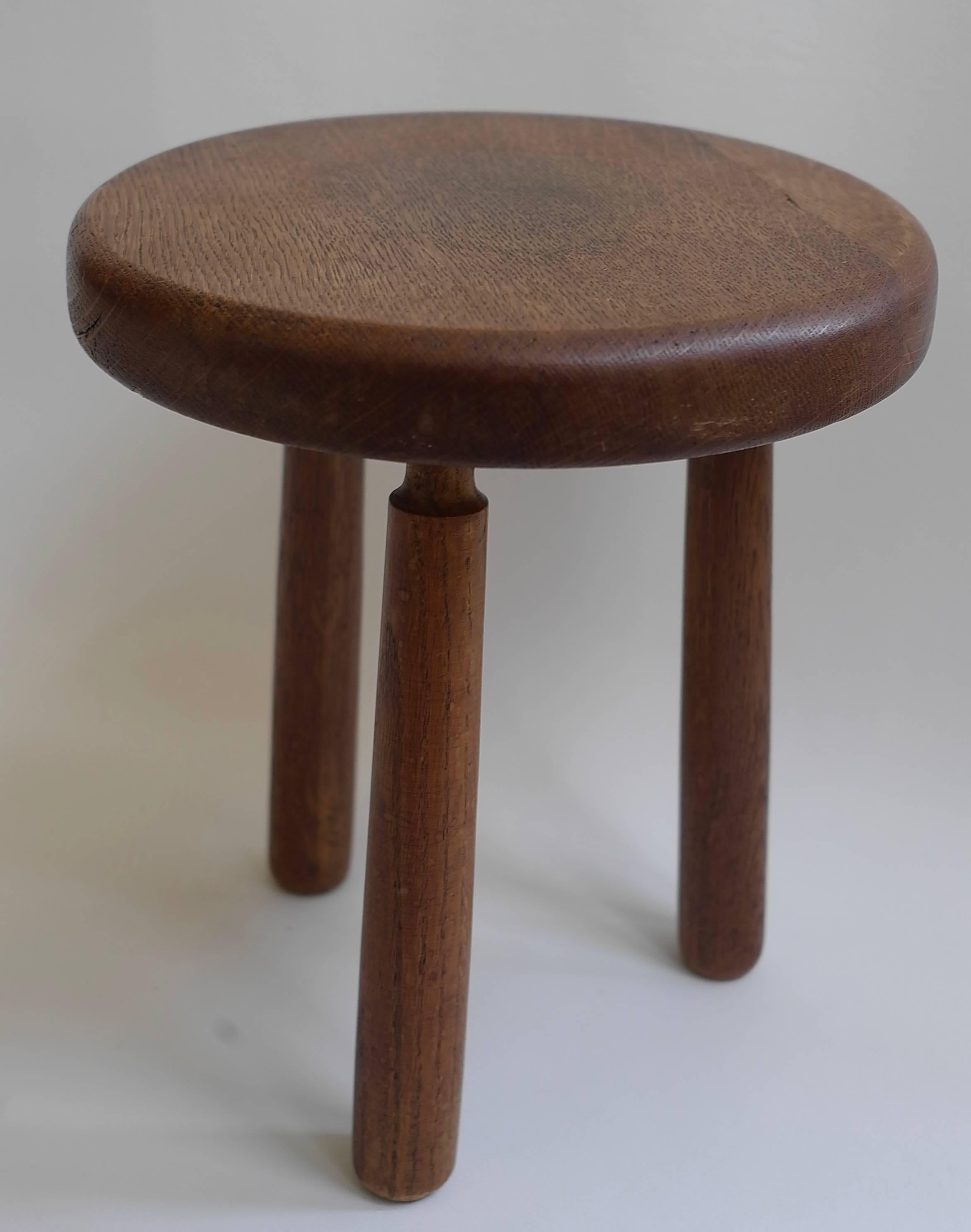 Mid-Century Modern Midcentury French Stool in Style of Charlotte Perriand