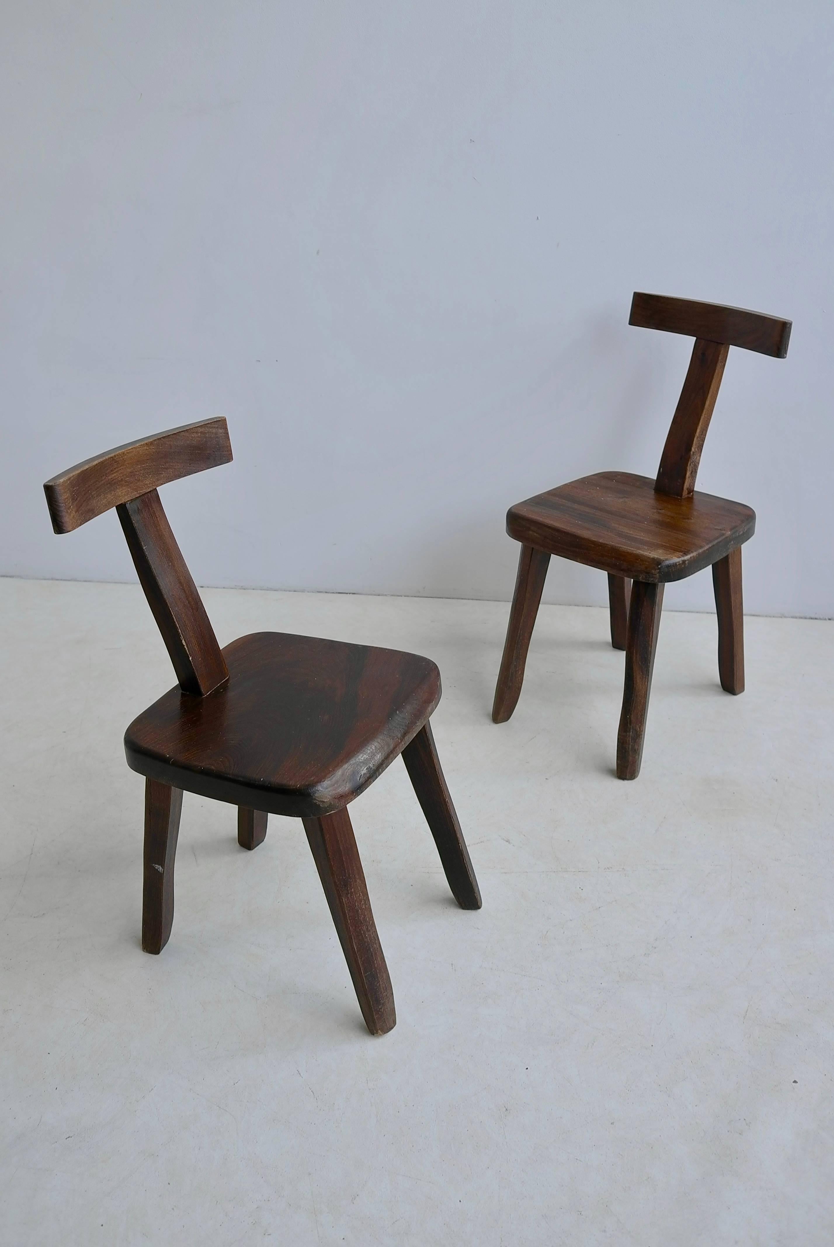 Finnish Pair of Chairs by Olavi Hanninen for by Mikko Nupponen, Finland, 1950s