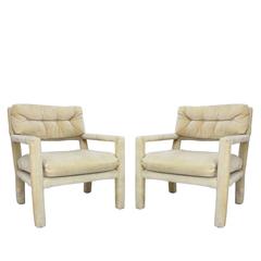 Pair of Milo Baughman Parsons Chairs