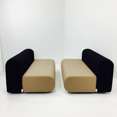 Pair of Suzanne Settees by Kazuhide Takahama for Knoll