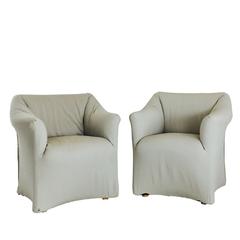 Pair of Tentazione Lounge Chairs for Cassina by Mario Bellini 2