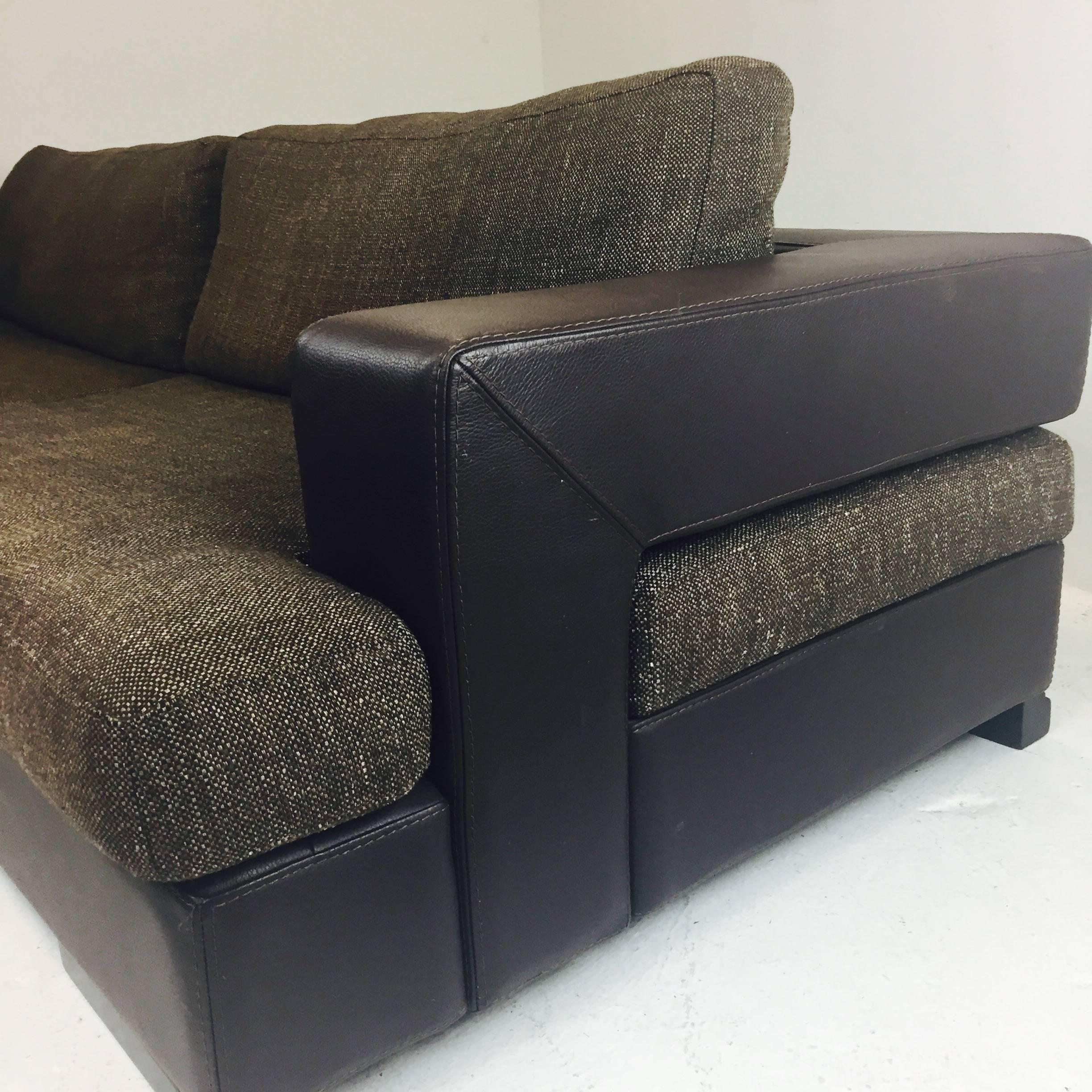 Contemporary Roche Bobois Two-Piece Sectional Sofa