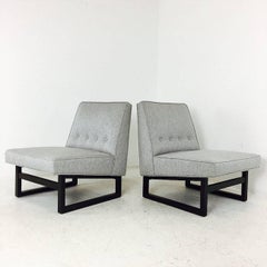 Pair of Dunbar Slipper Chairs by Edward Wormley Model 9611