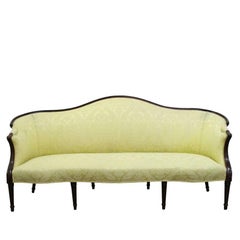 Wood Wrapped French Sofa