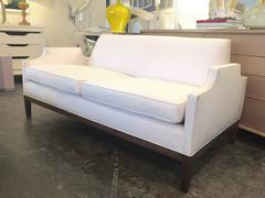 Scalloped Arm Loveseat