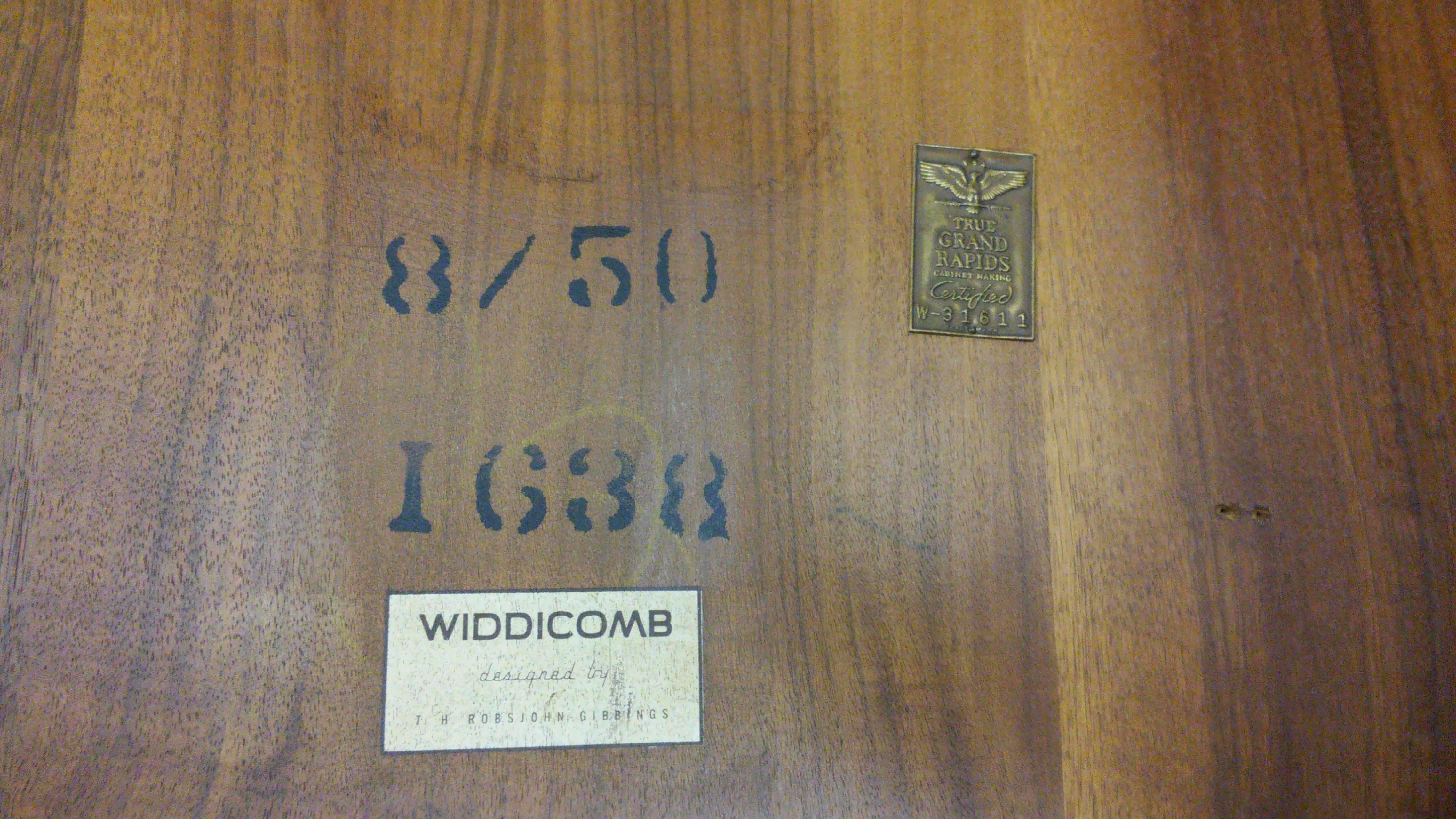 T.H. Robsjohn-Gibbings for Widdicomb Side Table 1