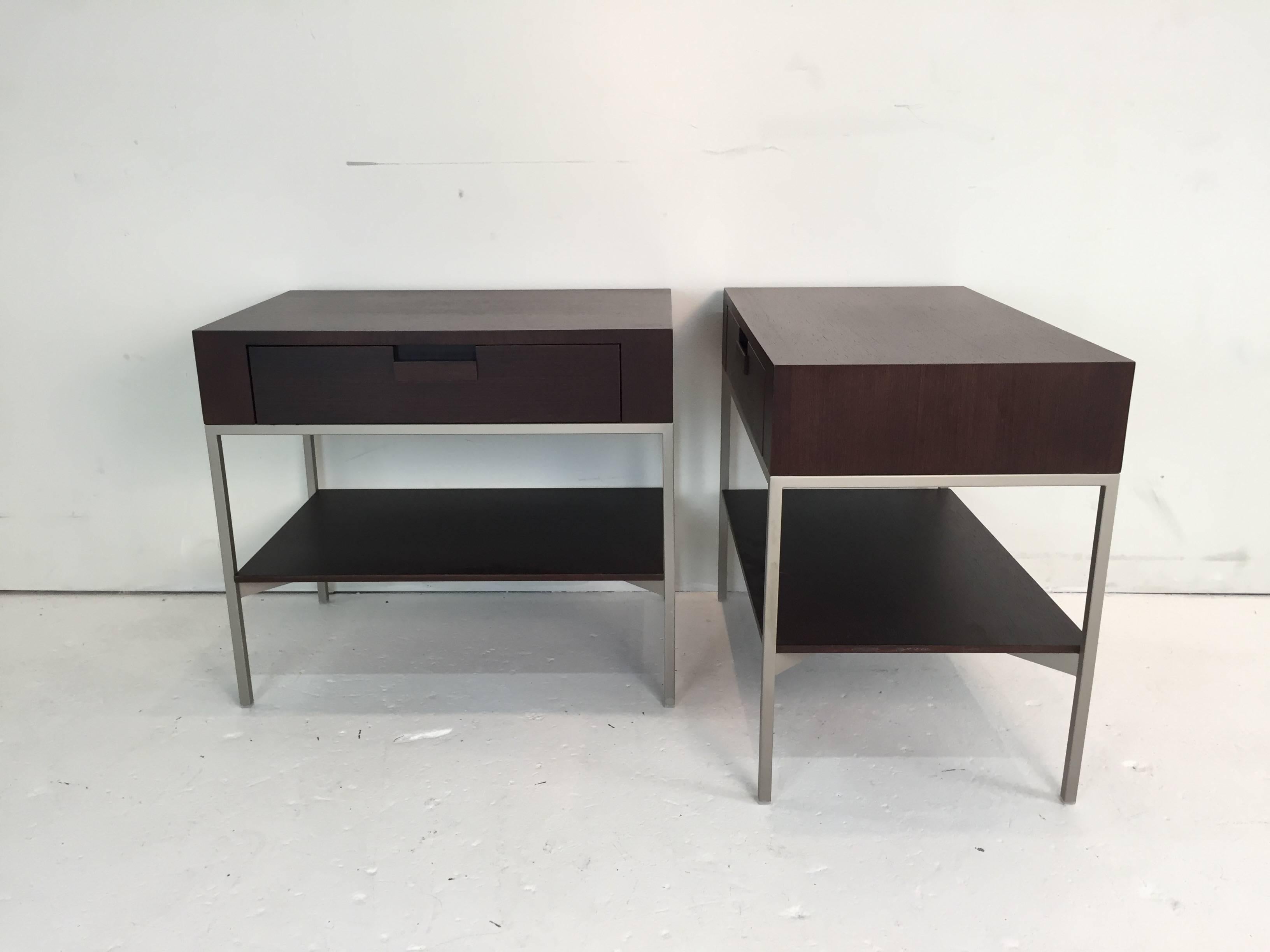 Pair of B&B Italia Nightstands In Excellent Condition In Dallas, TX