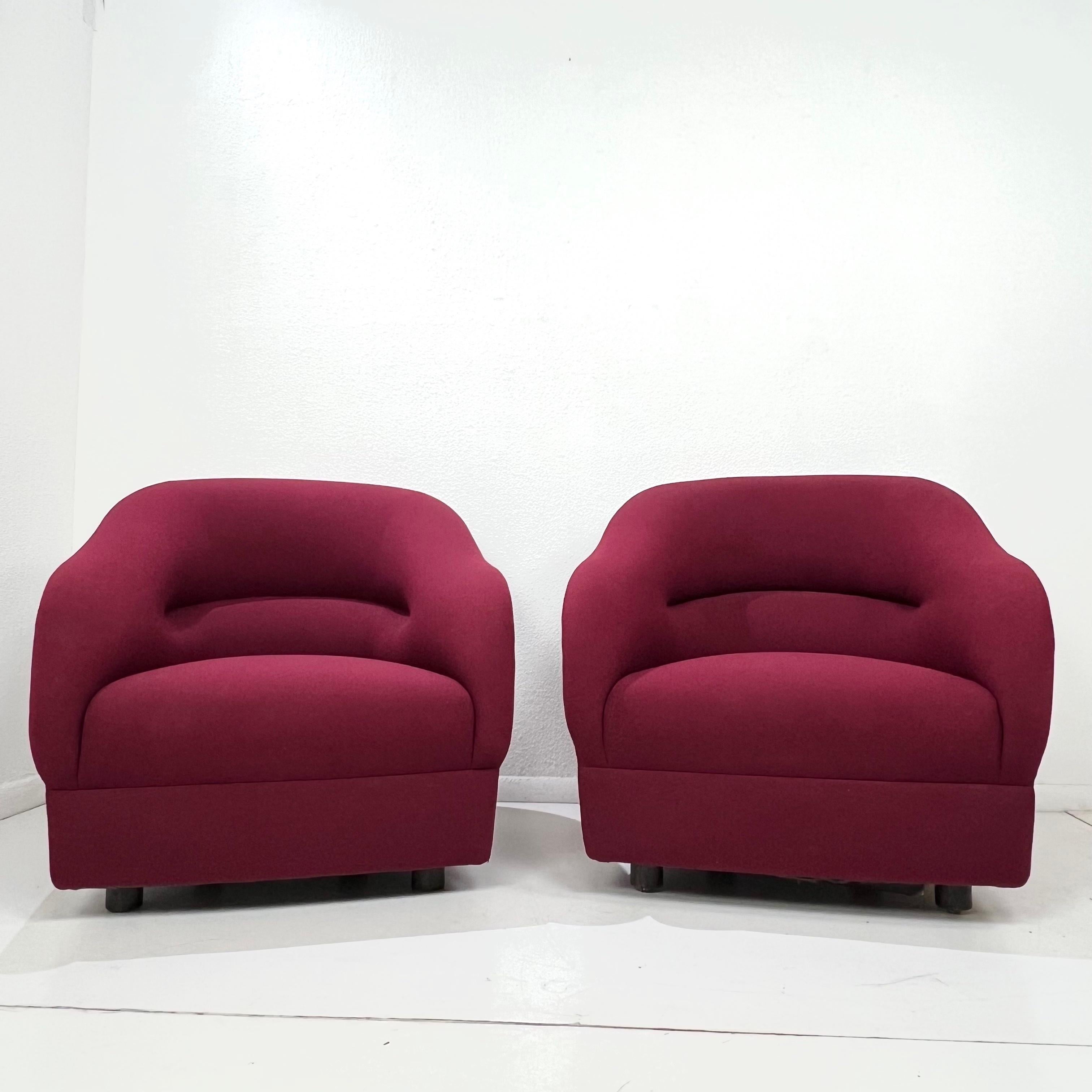 Paire de fauteuils par The Bennetts pour Brickel Associates Bon état - En vente à Dallas, TX