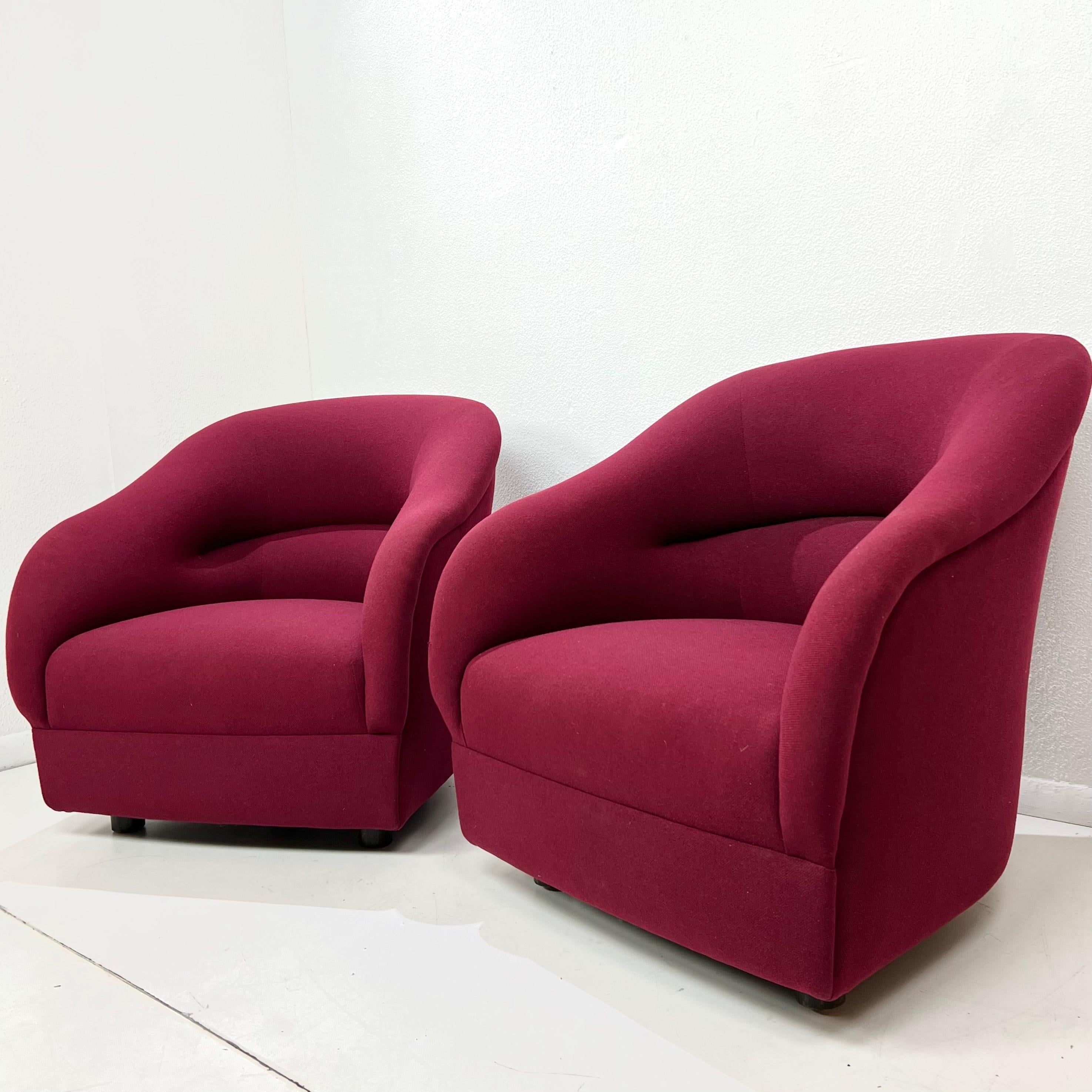 Nord-américain Paire de fauteuils par The Bennetts pour Brickel Associates en vente