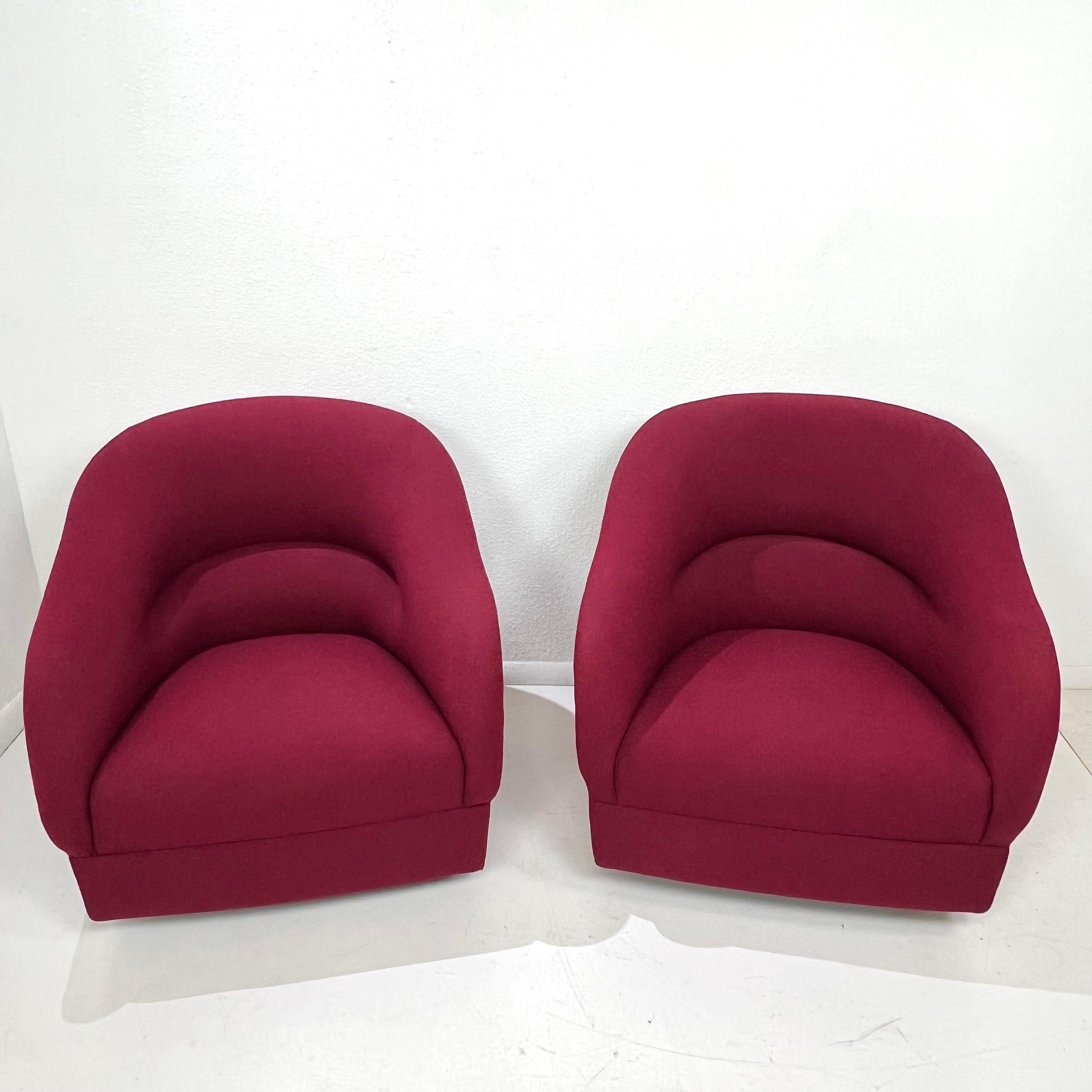 Paire de fauteuils par The Bennetts pour Brickel Associates en vente 6