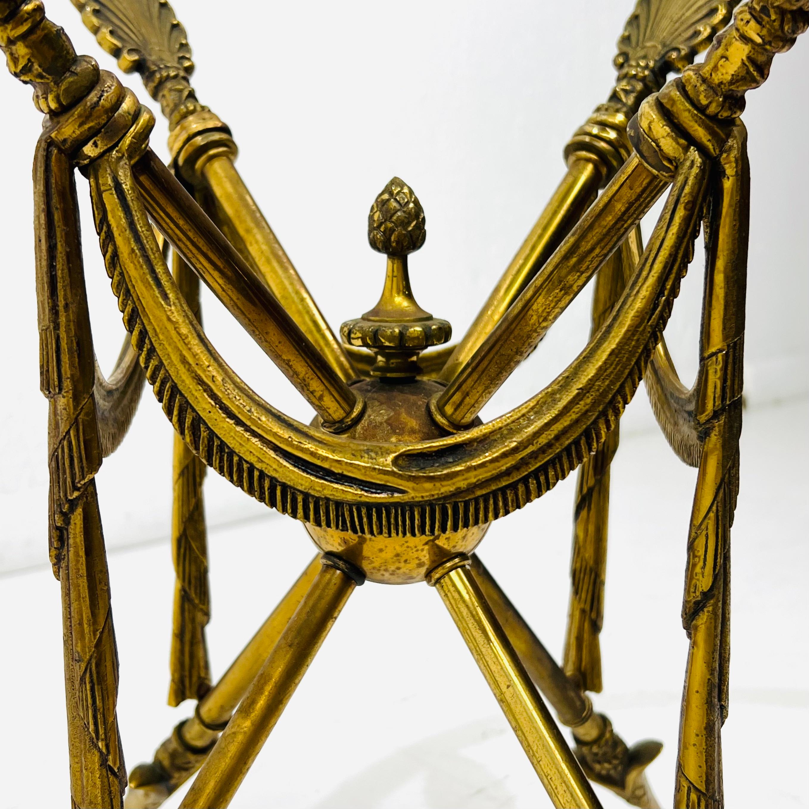Neoclassical Arrow Side Table For Sale 4