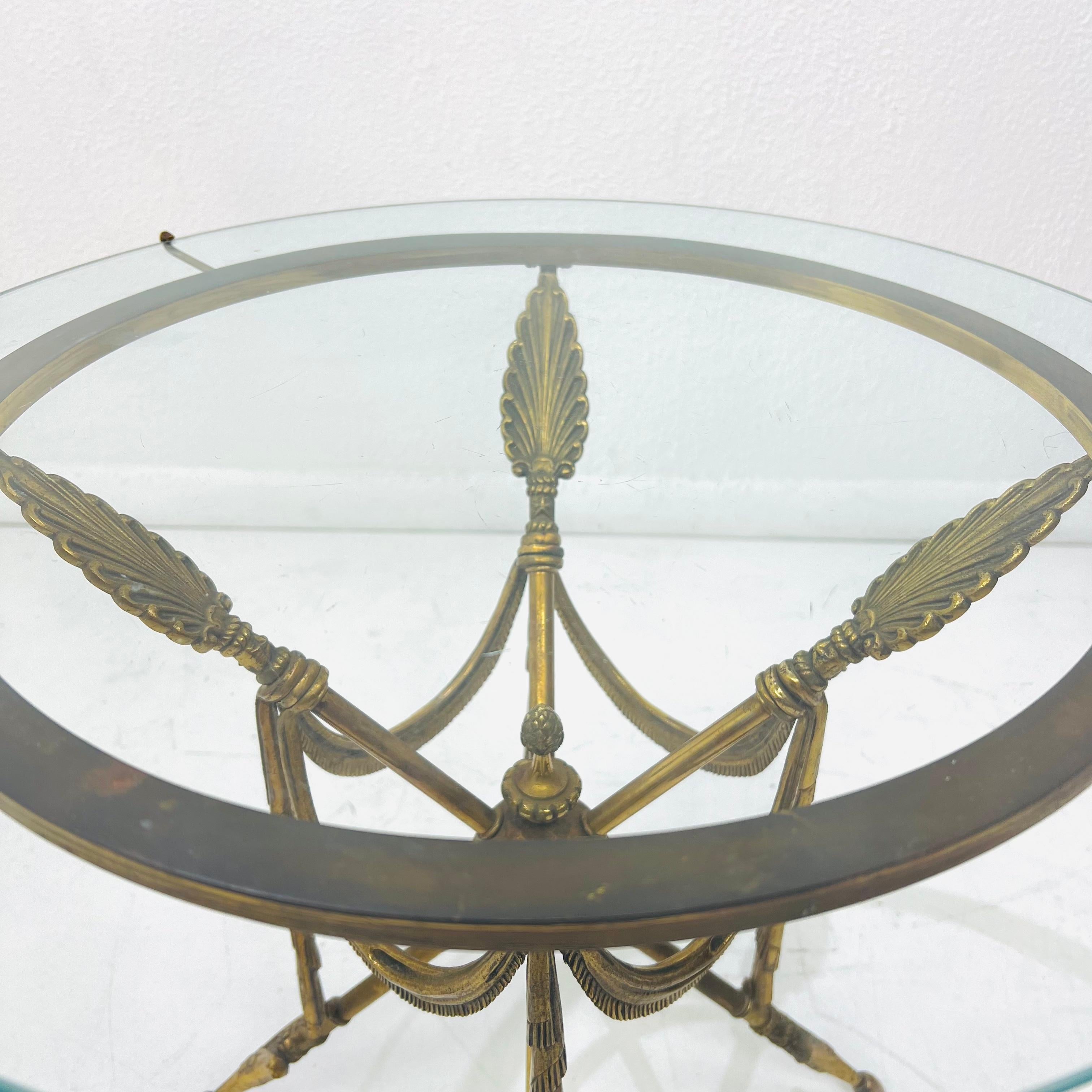 Neoclassical Arrow Side Table For Sale 5