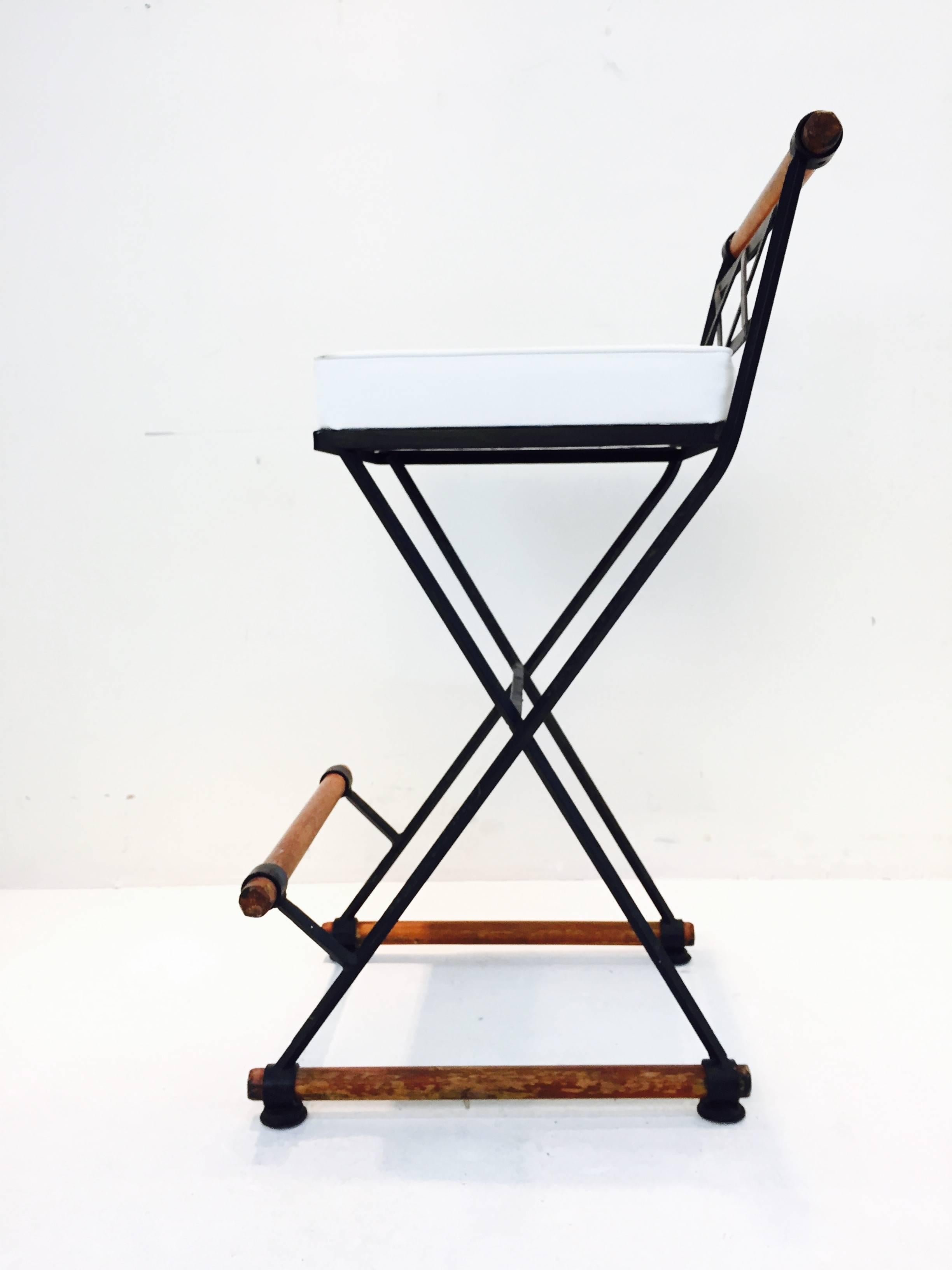 Set of Four Barstools in the Style of Cleo Baldon 2