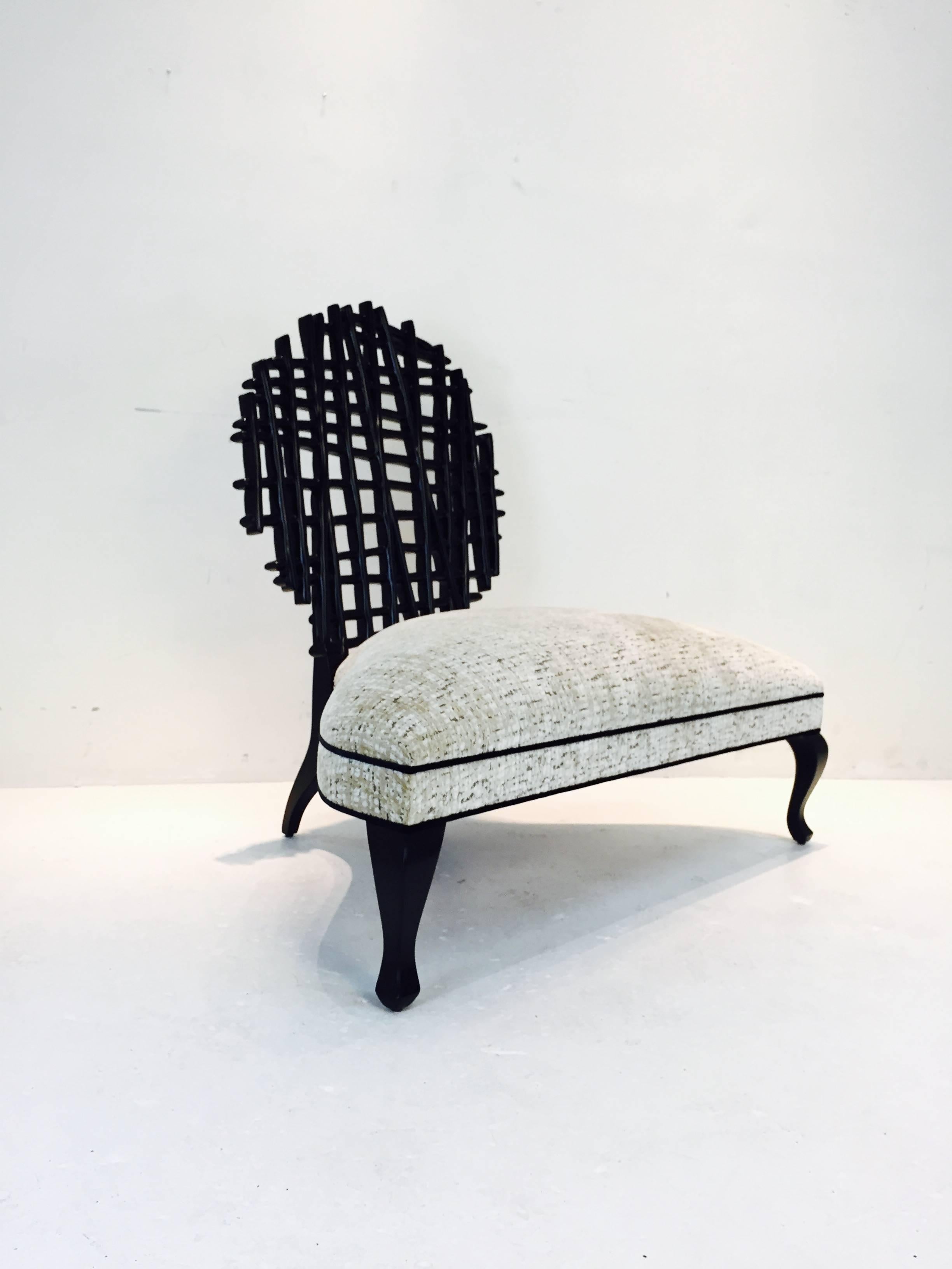 Sculptural Lily Chair by Christopher Guy In Excellent Condition In Dallas, TX