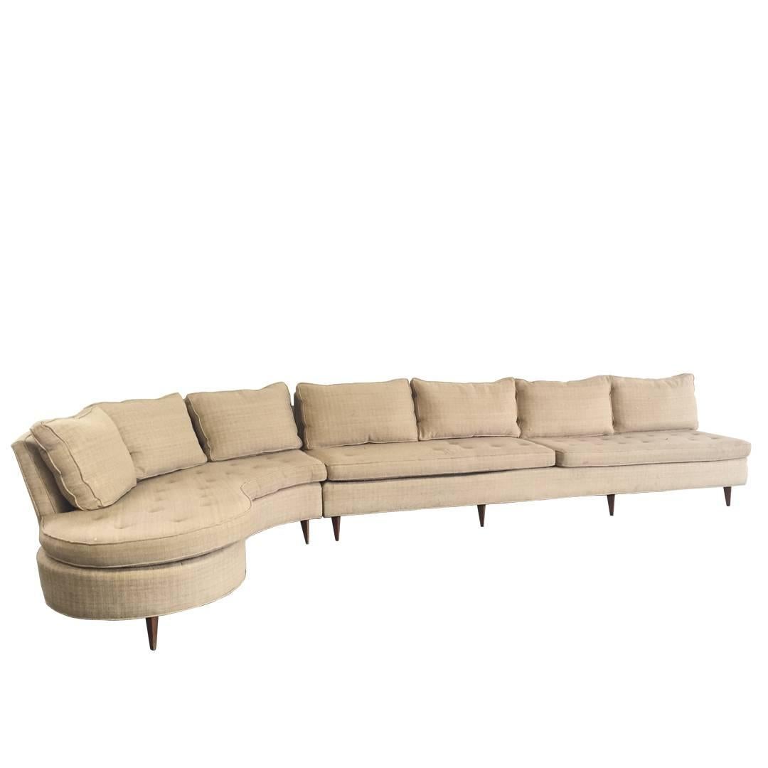 Graceful Erwin Lambeth Sectional Sofa