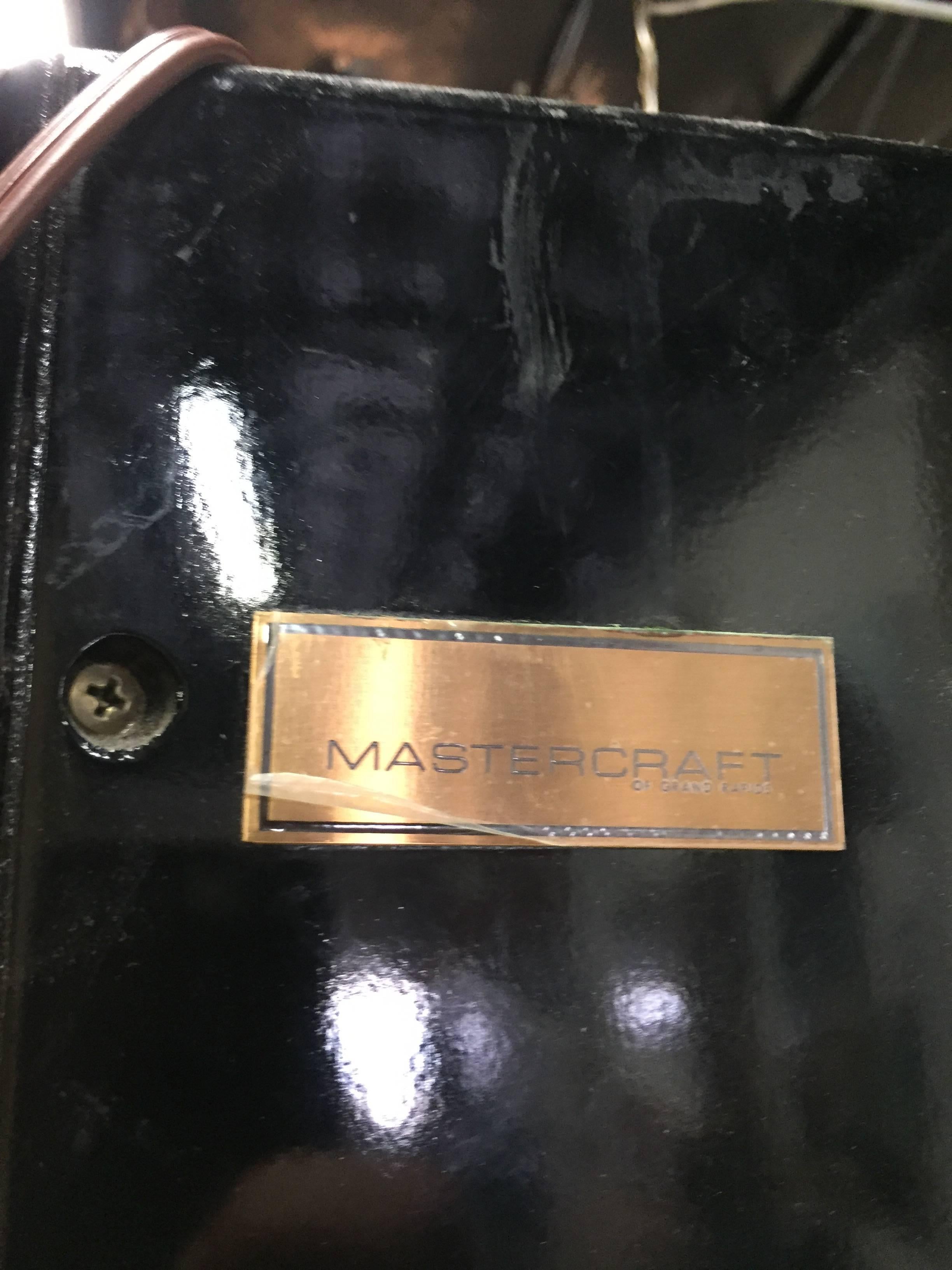 Brass and Glass Etagere by Mastercraft In Good Condition In Dallas, TX
