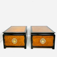 Pair of Chin Hua Side Tables or Nightstands by Raymond Sobota for Century
