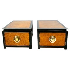 Pair of Chin Hua Side Tables or Nightstands by Raymond Sobota for Century