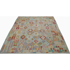 Traditional Handwoven Turkish Kilim Rug 8'3" X 11'9"