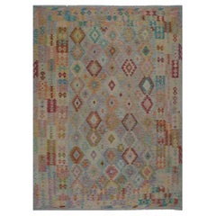Traditional Handwoven Turkish Kilim Rug 8'3" X 11'9"
