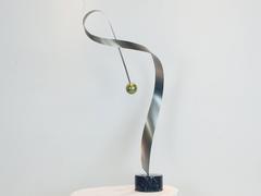 Curtis Jeré Sculpture with Marble Base, Signed