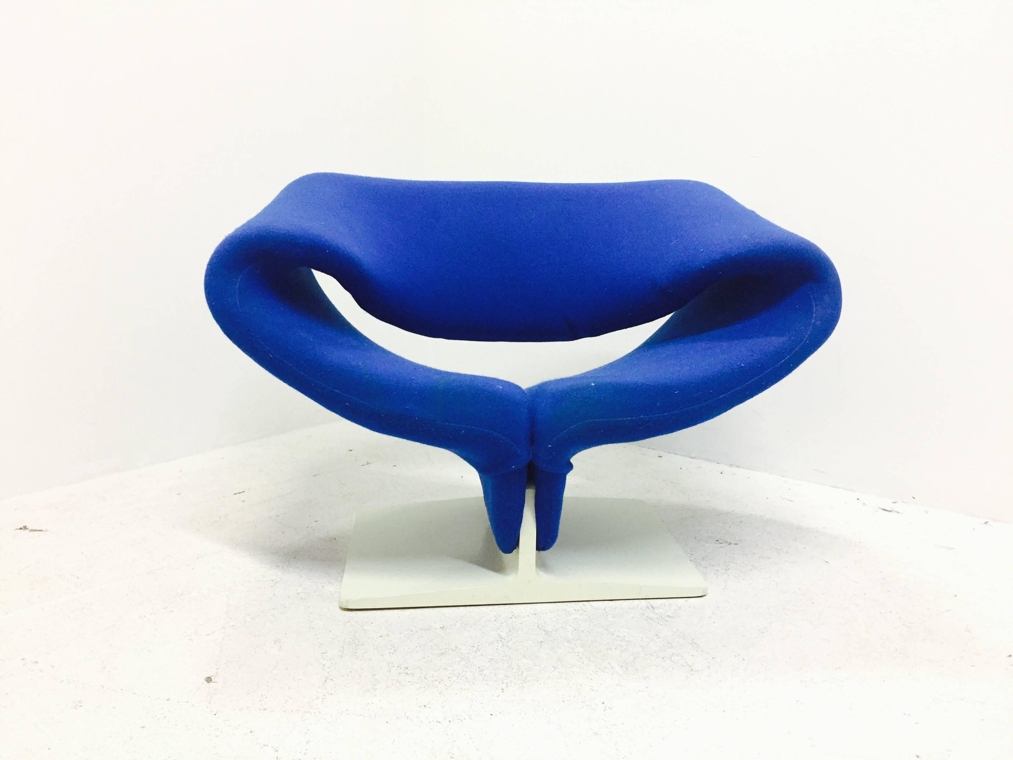 Mid-Century Modern Vintage Pierre Paulin Ribbon Lounge Chair for Artifort
