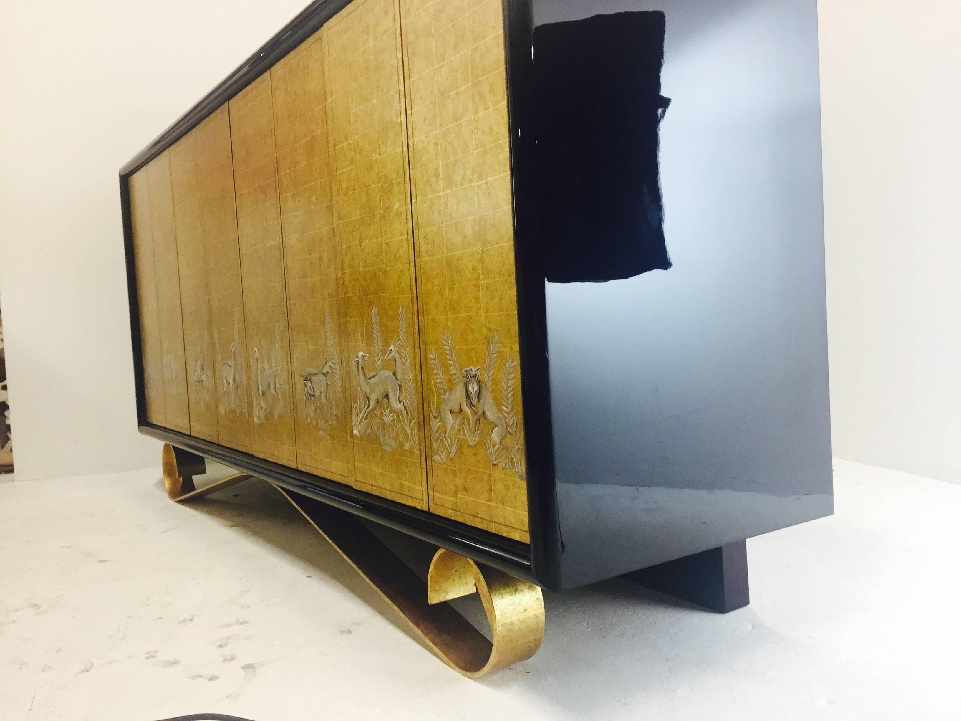 Cassetto Sideboard by Jean de Merry  In Excellent Condition In Dallas, TX