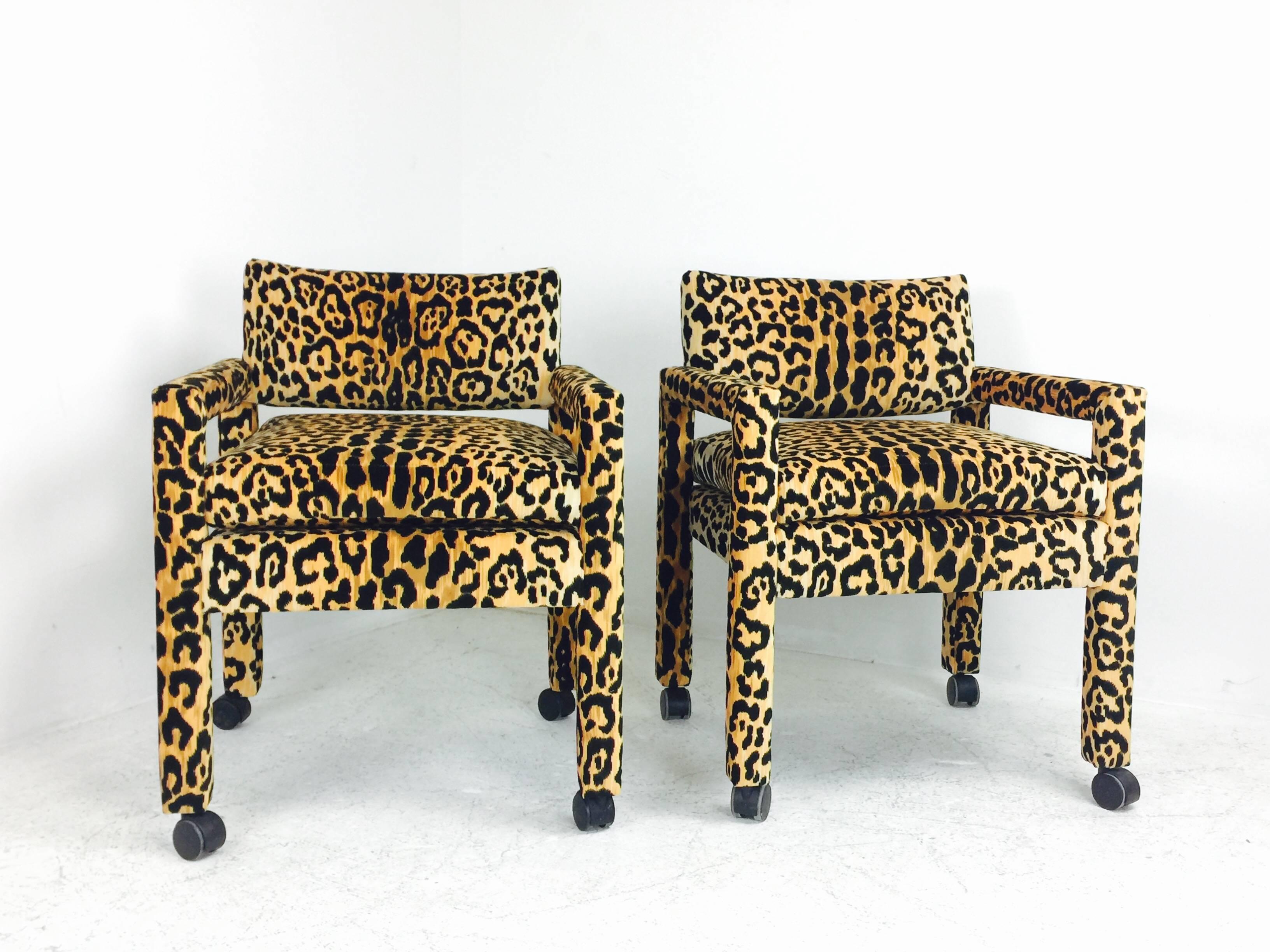 parson chairs with casters