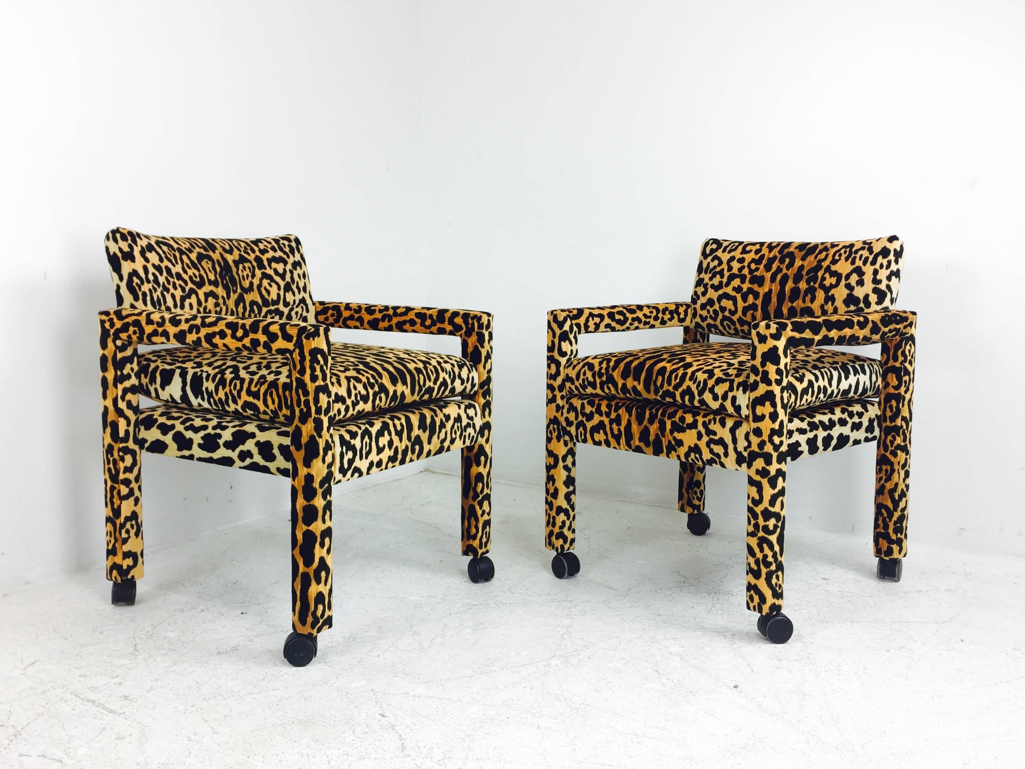 parsons chair with casters