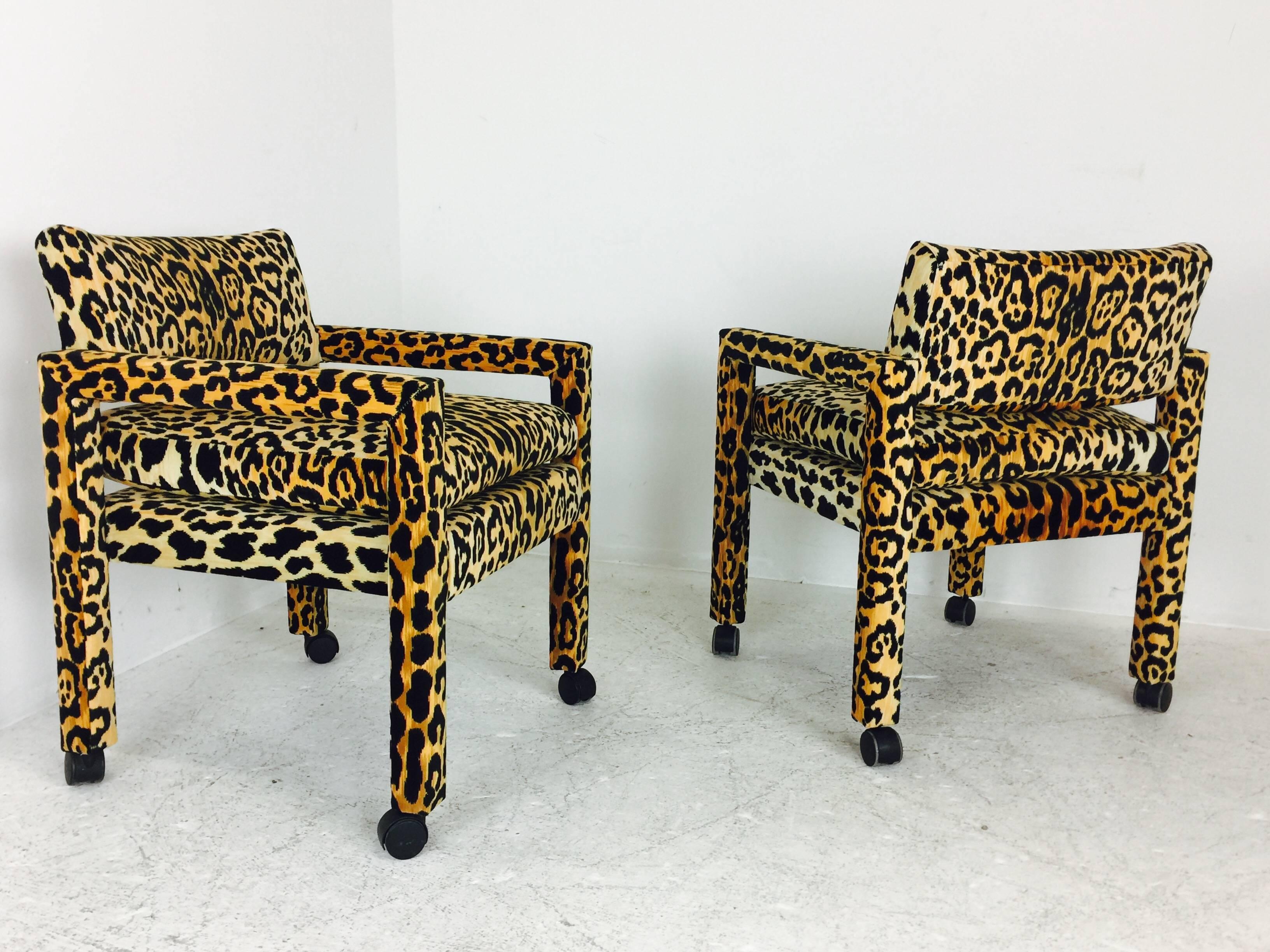 parsons chairs with casters