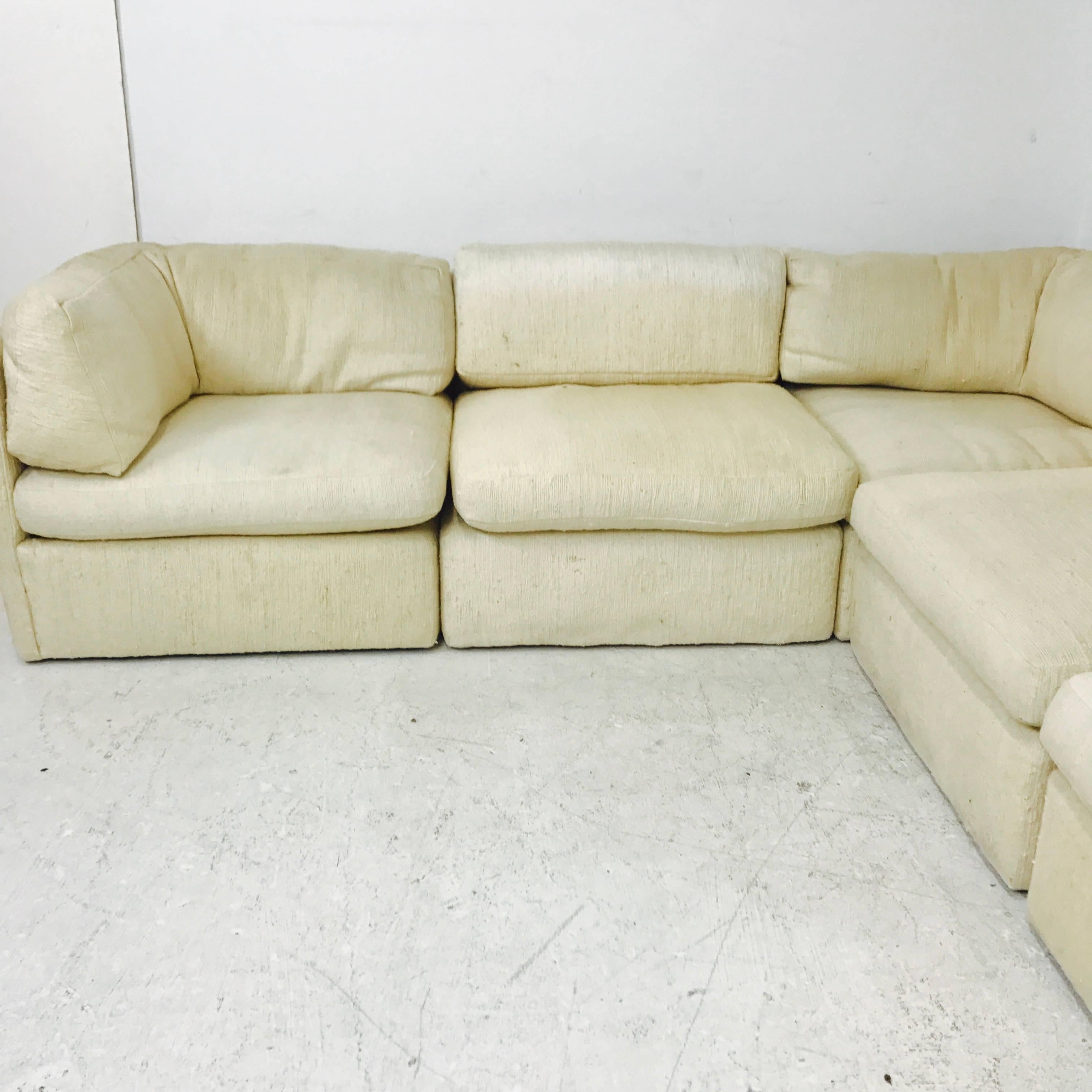 Milo Baughman Modular Sectional Sofa for Thayer Coggin In Good Condition In Dallas, TX