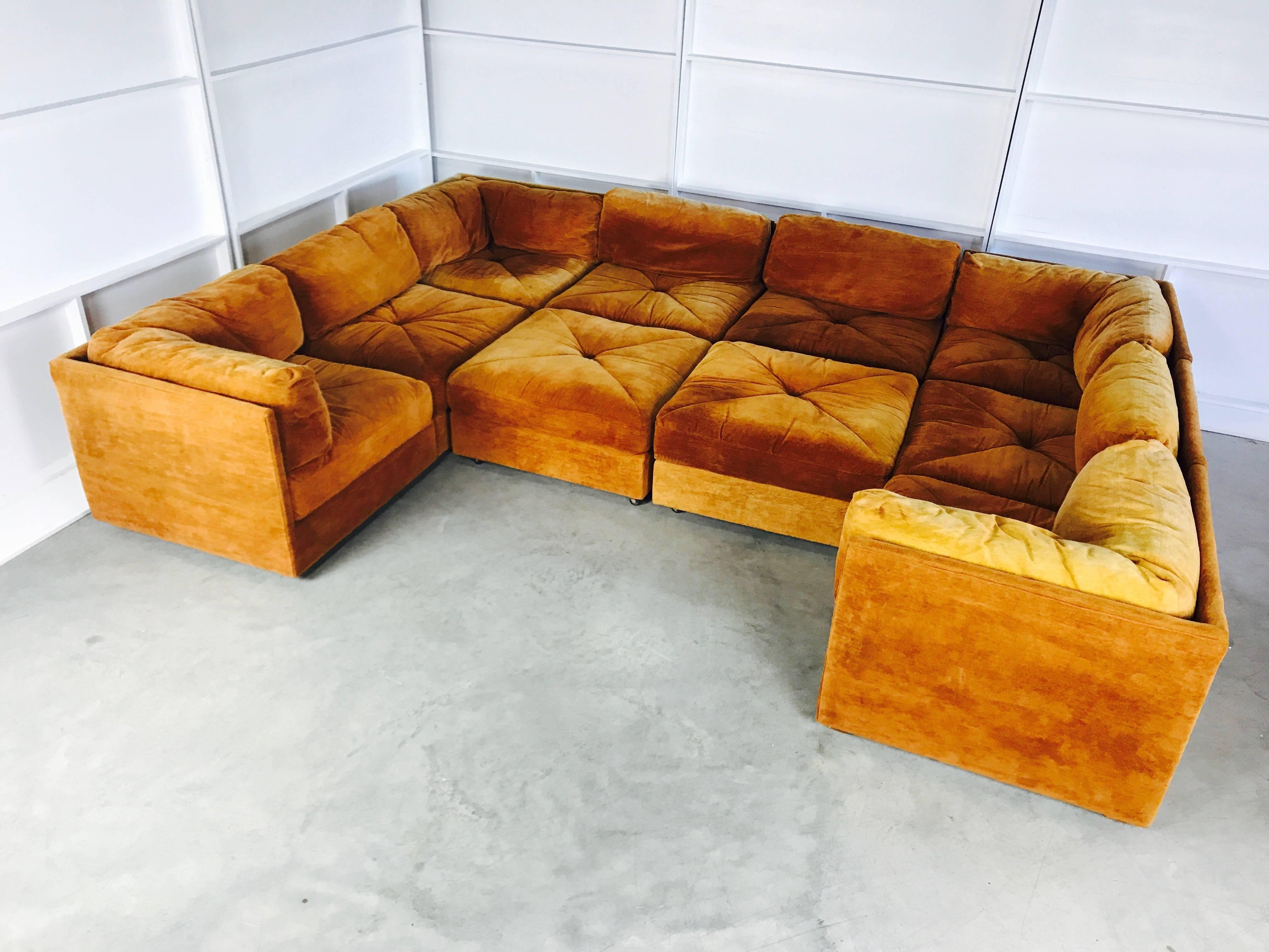 milo baughman modular sofa